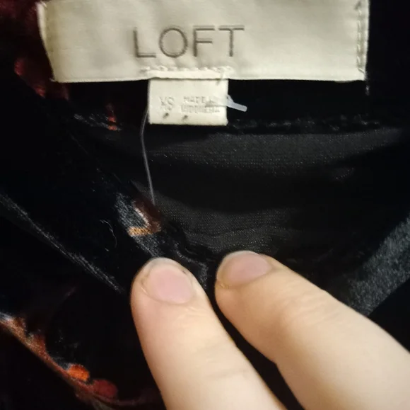 NWT Loft Off the Shoulder floral print Top Size XS - Picture 7 of 11